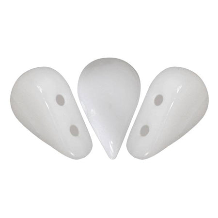 Amos Beads par Puca, Opaque White, 5g & 20g