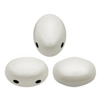 Samos Beads par Puca, Opaque White, 5g & 20g