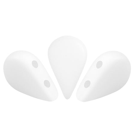 Amos Beads par Puca, Opaque White, 5g & 20g