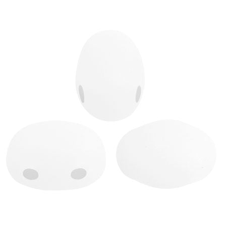 Samos Beads par Puca, Opaque White, 5g & 20g