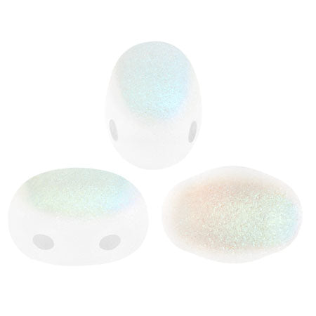 Samos Beads par Puca, Opaque White, 5g & 20g
