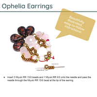 Ophelia Earrings Pattern by Angel Accessories