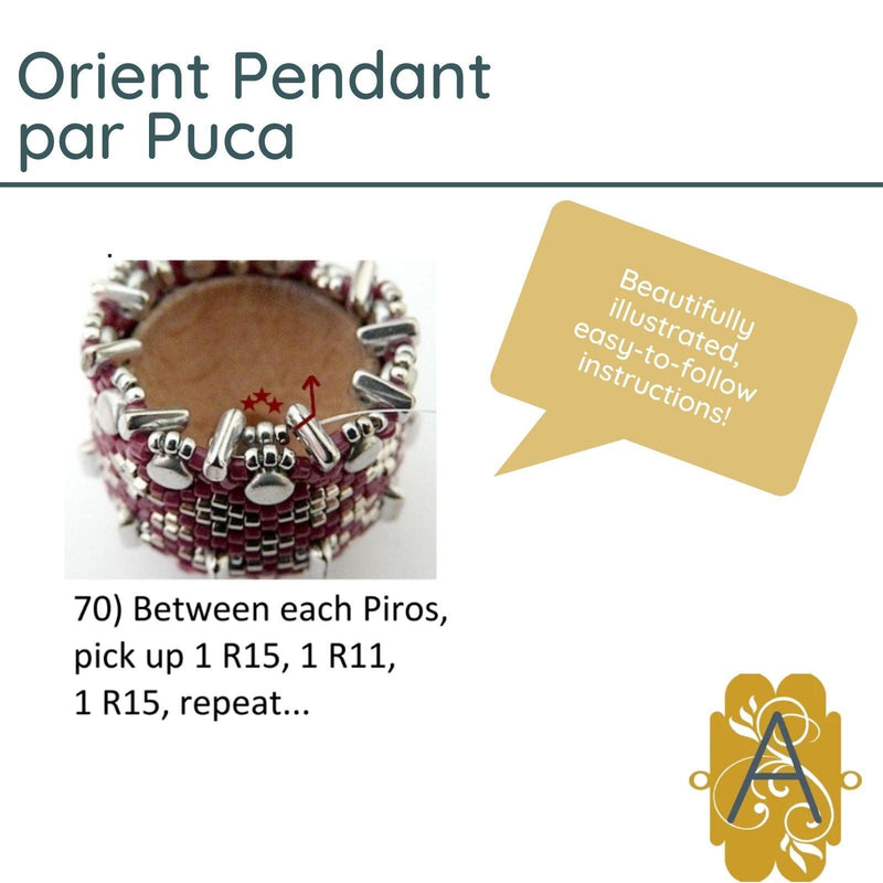 Orient Pendant Pattern par Puca - The Argus Collection