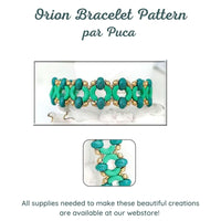 Orion par Puca Bracelet Pattern - The Argus Collection