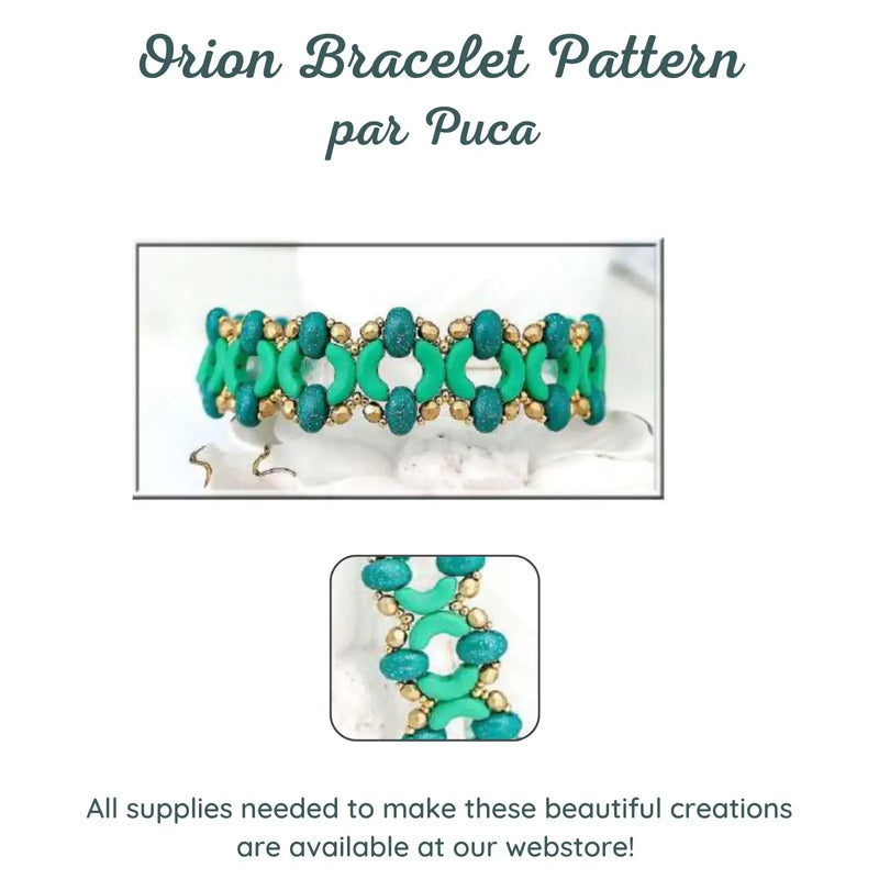 Orion par Puca Bracelet Pattern - The Argus Collection