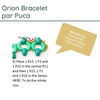Orion par Puca Bracelet Pattern - The Argus Collection