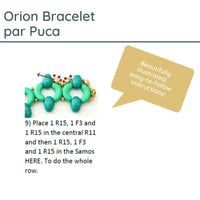 Orion par Puca Bracelet Pattern - The Argus Collection