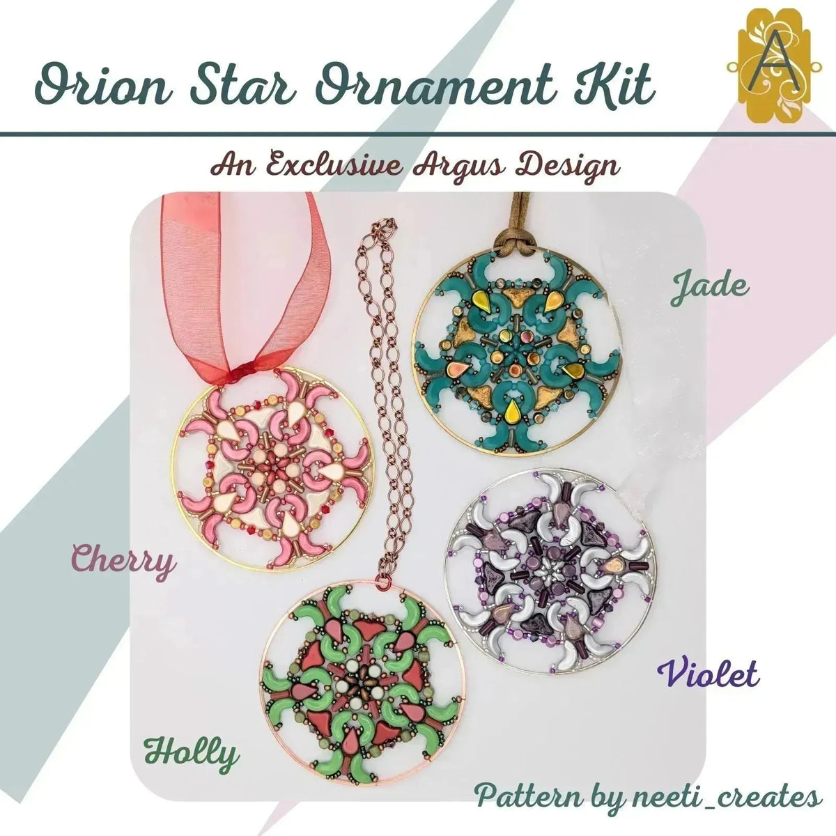 Orion Star Ornament Complete Bead Kit - The Argus Collection