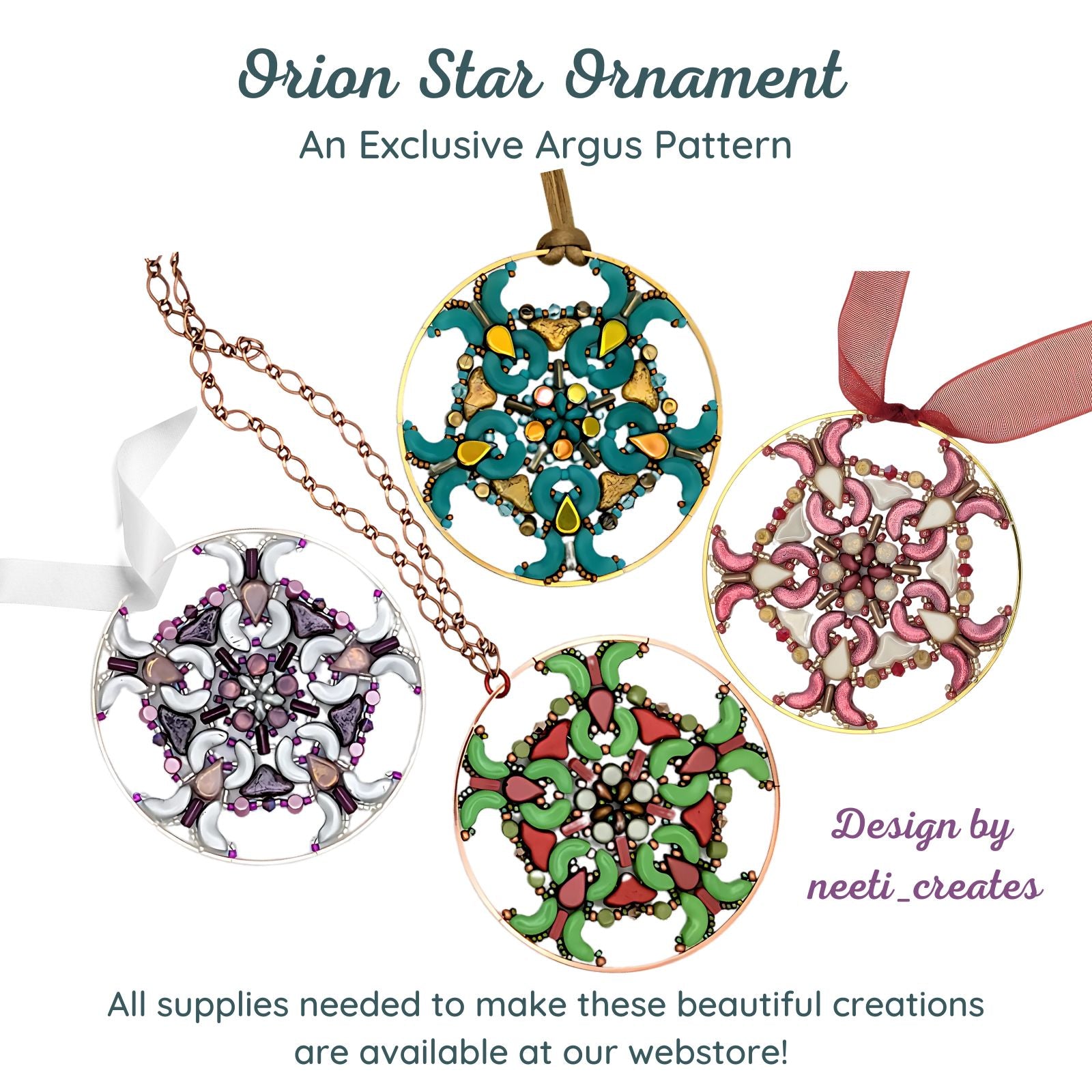 Orion Star Holiday Ornament Pattern