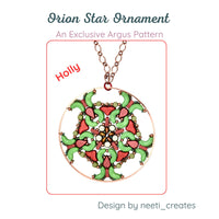 Orion Star Holiday Ornament Pattern