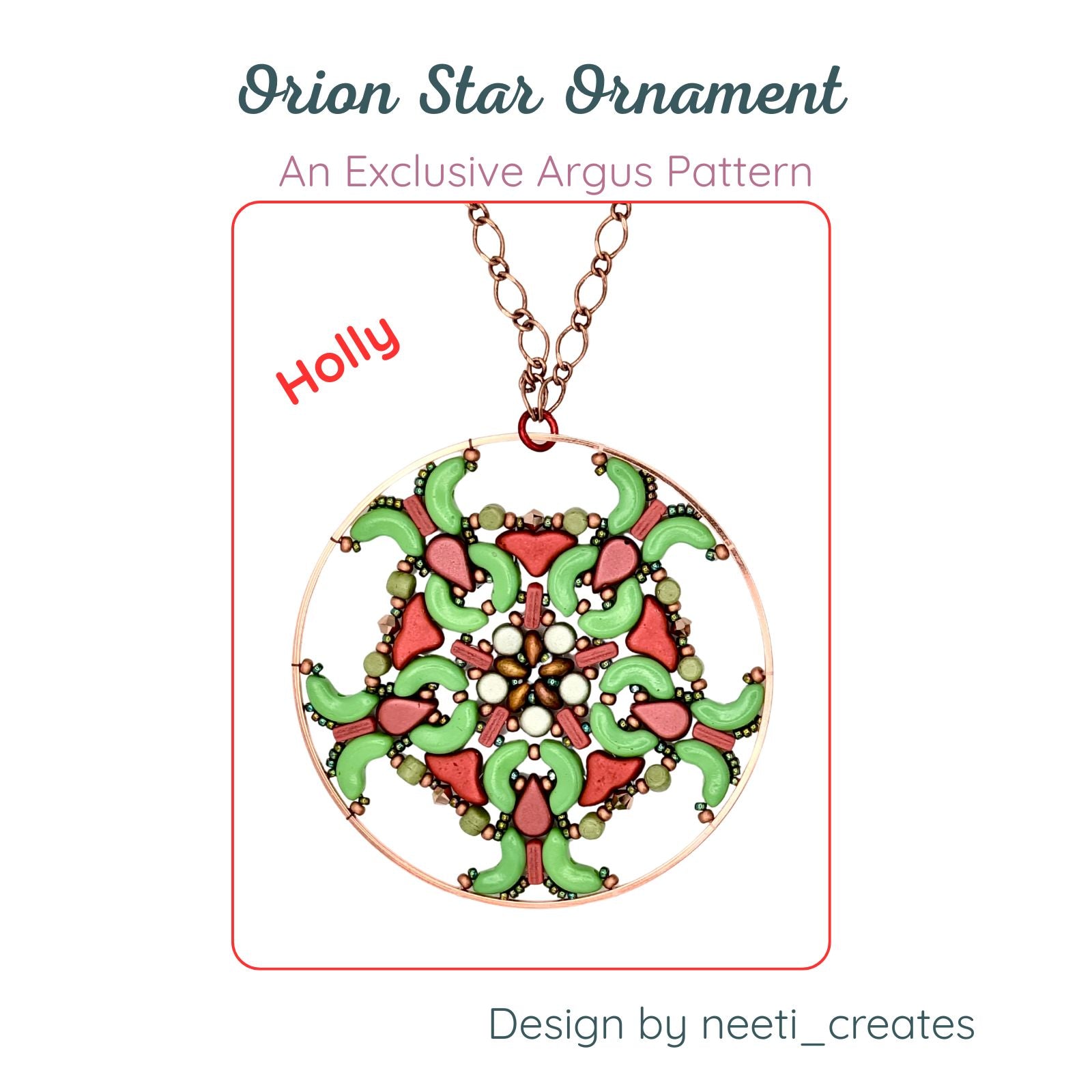 Orion Star Holiday Ornament Pattern