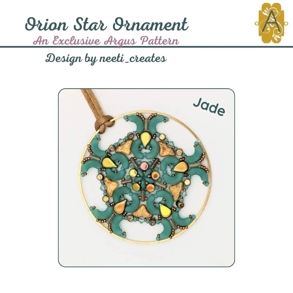 Orion Star Ornament Complete Bead Kit - The Argus Collection