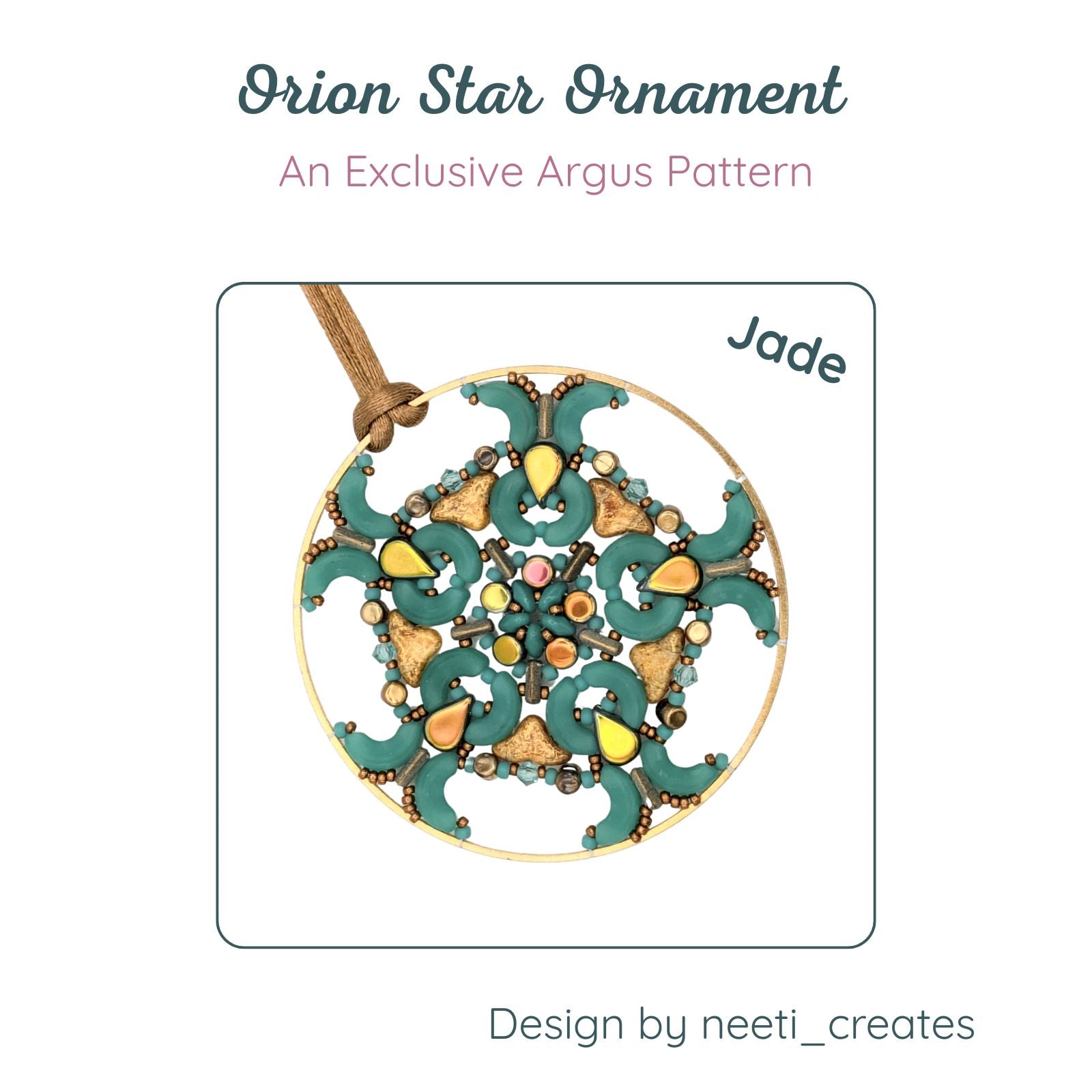 Orion Star Holiday Ornament Pattern