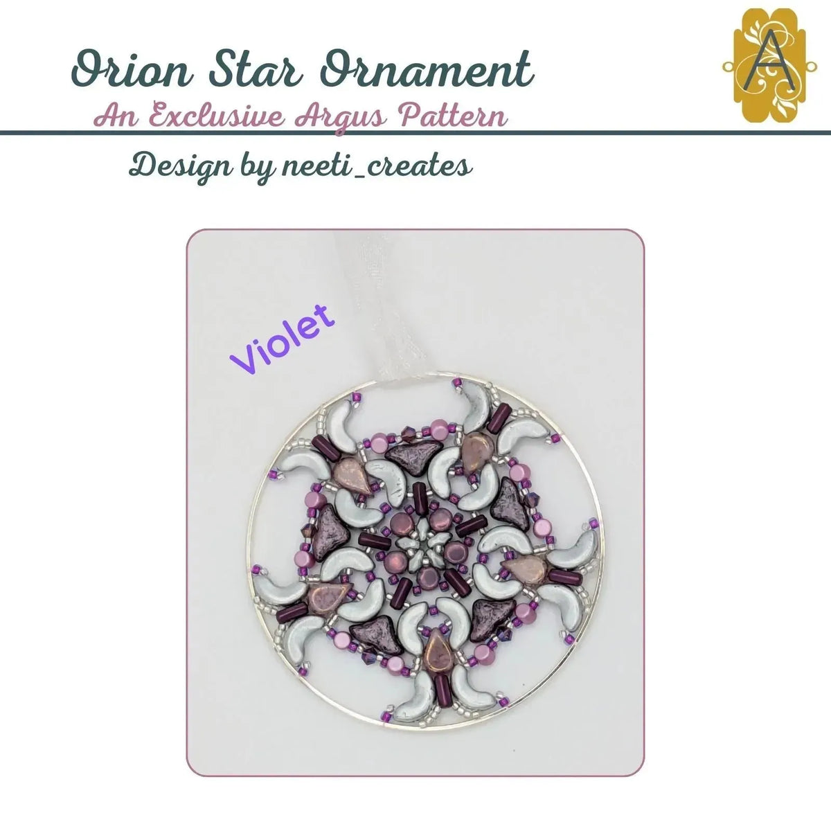 Orion Star Ornament Complete Bead Kit - The Argus Collection