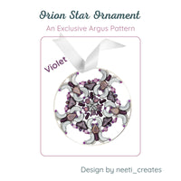 Orion Star Holiday Ornament Pattern