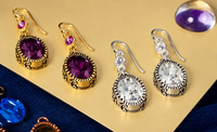 Silver Filled French Hook ear wires used in finished earring designs for inspiration