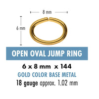 OvalJumpRings6x8mmGPSize - The Argus Collection