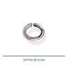 Small Oval Jump Rings, 20 Gauge, 50 Pcs