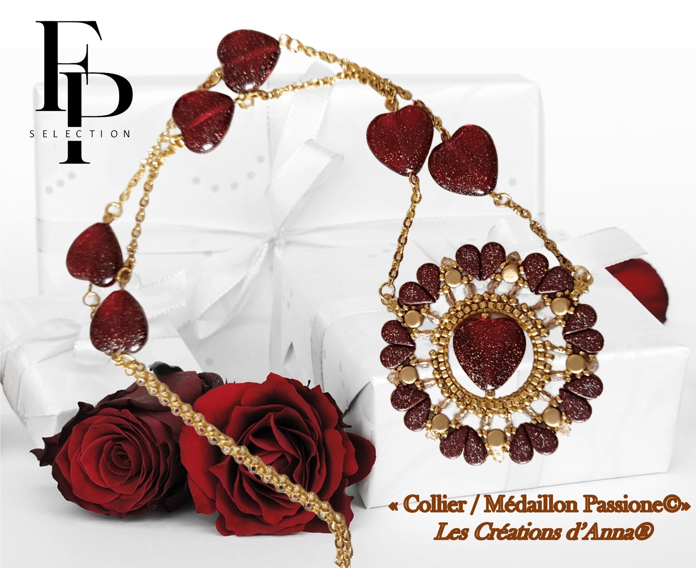 Passion Medallion Necklace Pattern