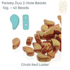 Paisleyduo Beads, 10g, Chalk Collection, 12 Colors - The Argus Collection