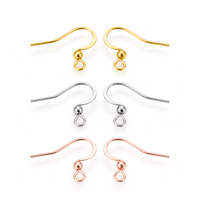 Sophisti French hook earring wires in gold, stainless steel and rose gold finishes