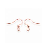 Sophisti French hook earring wires in rose gold finish