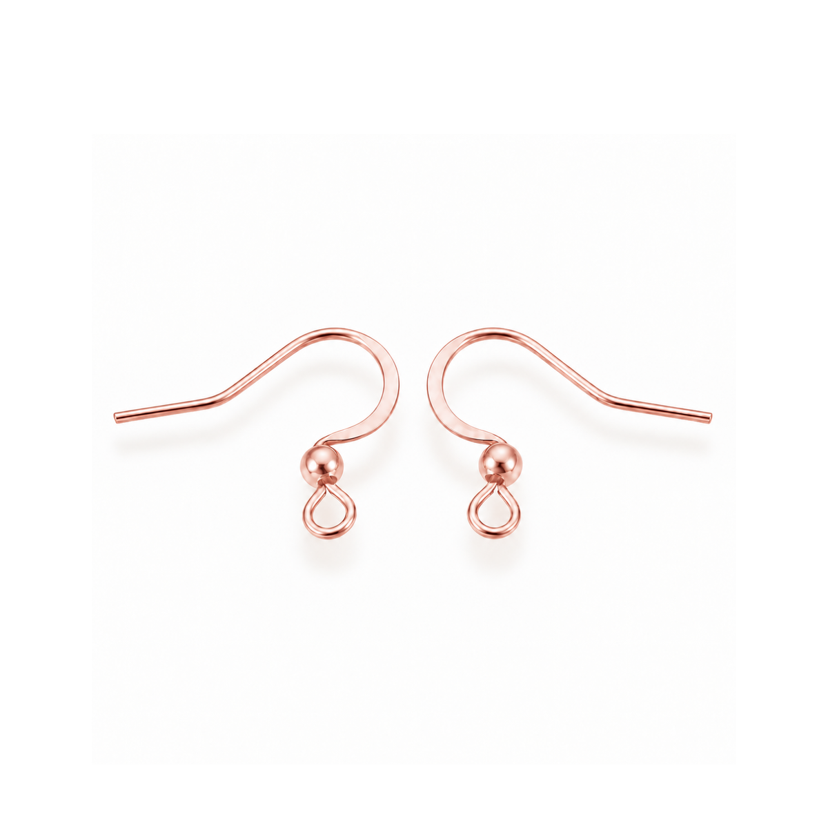 Sophisti French hook earring wires in rose gold finish
