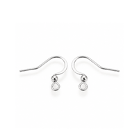 Sophisti French hook earring wires in stainless steel finish