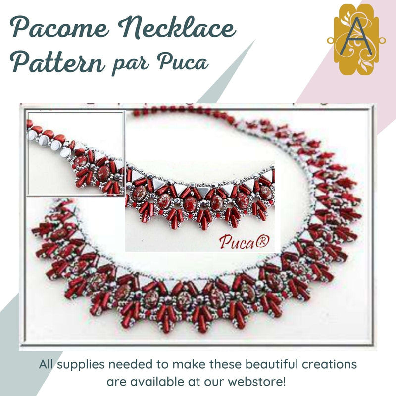 Pacome Necklace Pattern par Puca - The Argus Collection