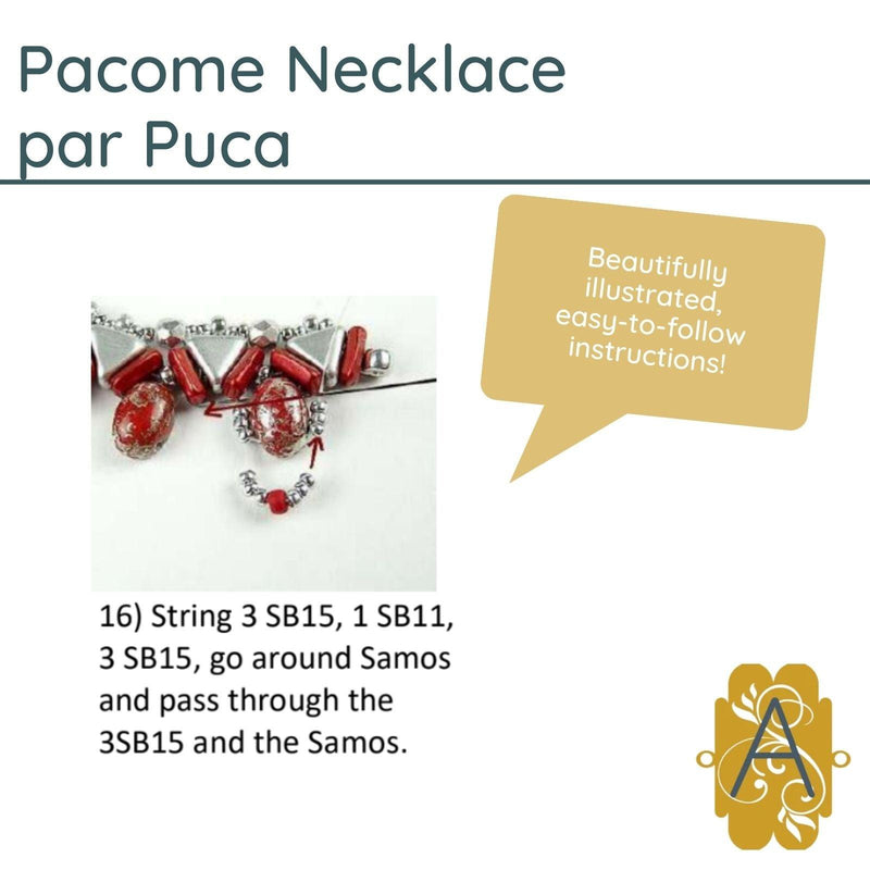 Pacome Necklace Pattern par Puca - The Argus Collection