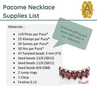 Pacome Necklace Pattern par Puca - The Argus Collection