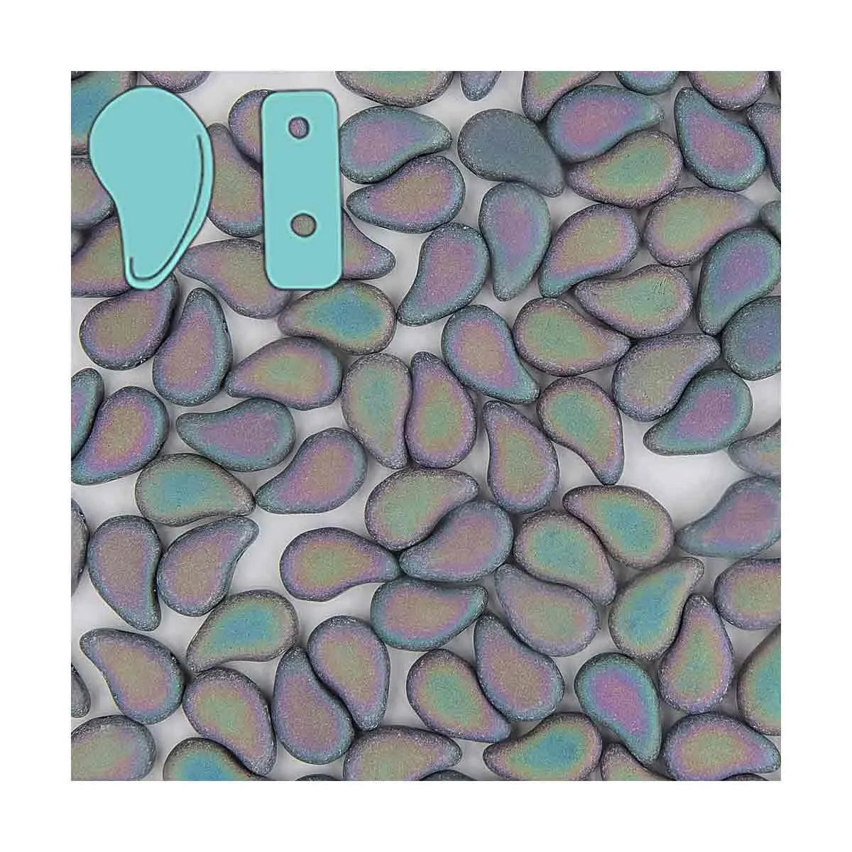 Paisleyduo Jet Red Iris Matte