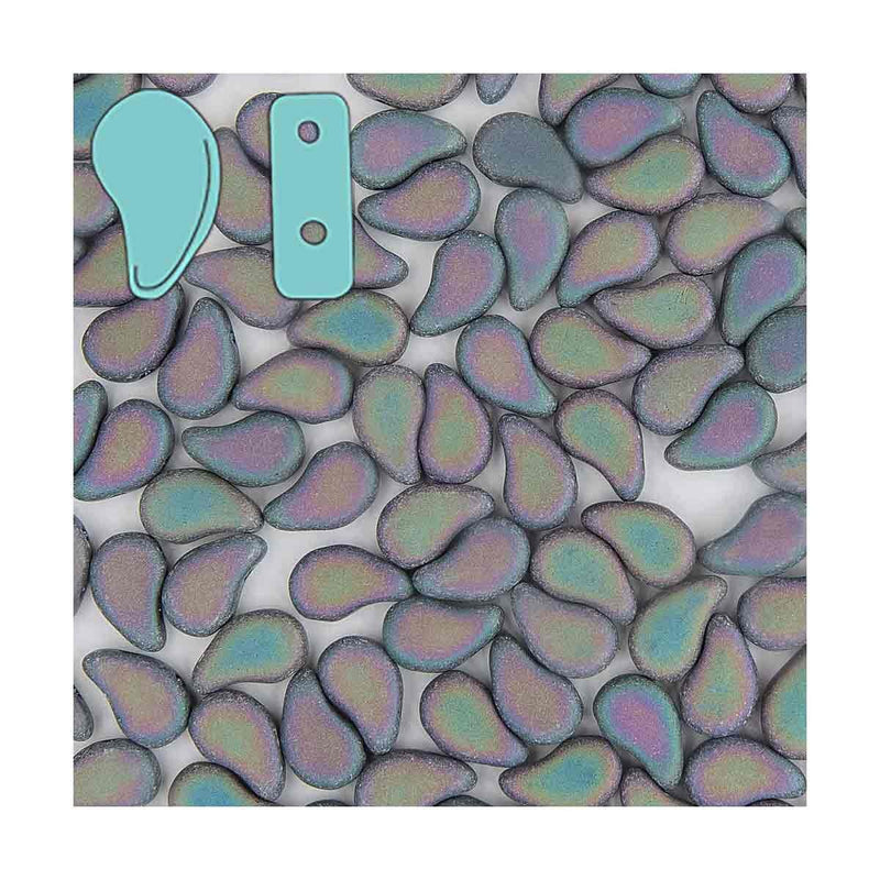 Paisleyduo Jet Red Iris Matte