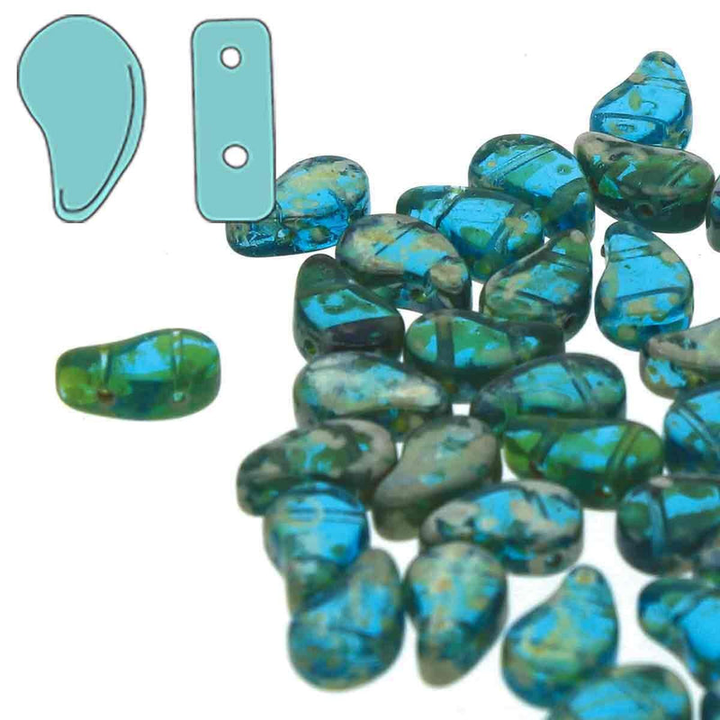 Paisleyduo Aqua Rembrandt