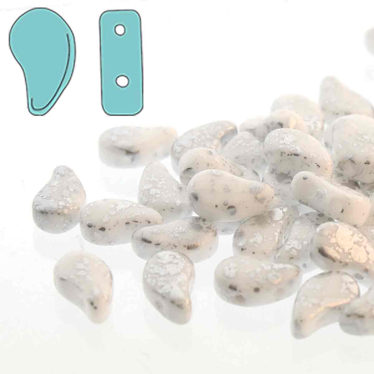 Paisleyduo Chalk Silver Splash