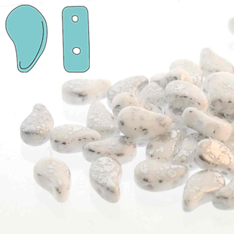 Paisleyduo Chalk Silver Splash