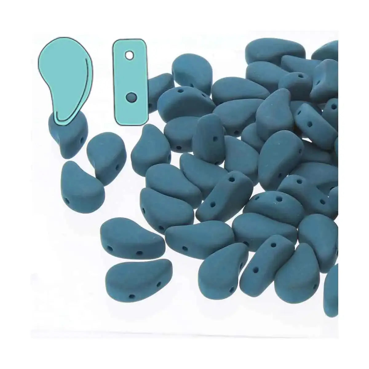 Paisleyduo Matte Velvet Dark Teal