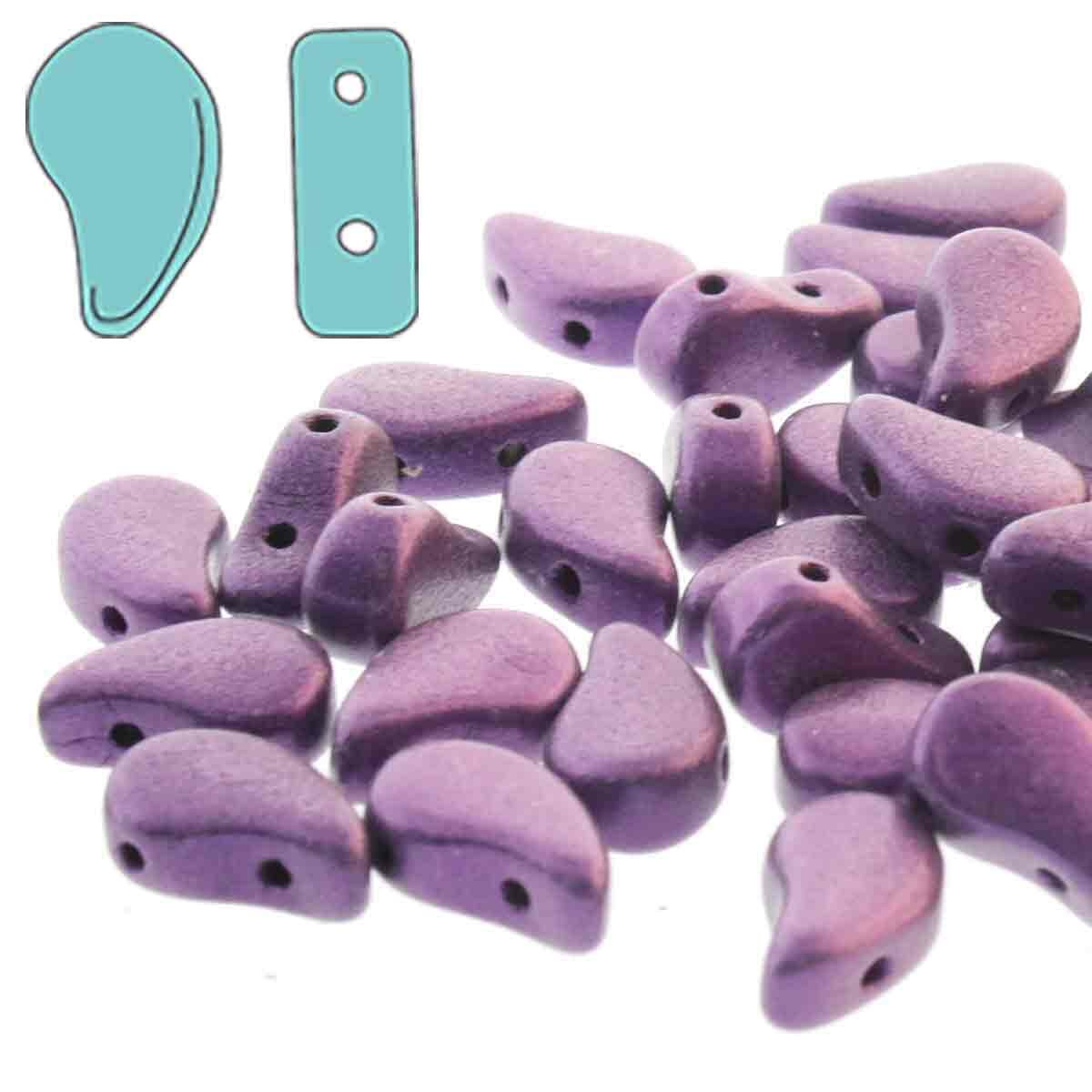 Paisleyduo Metallic Suede Purple