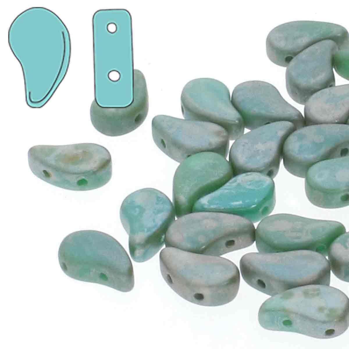 Paisleyduo Turquoise Blue Matte Rembrandt