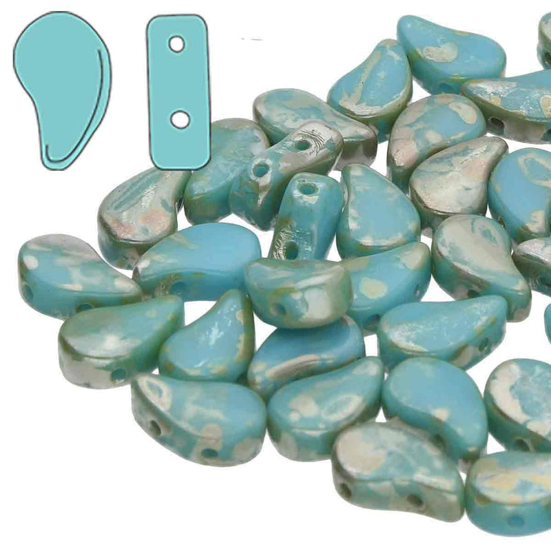 Paisleyduo Turquoise Blue Rembrandt