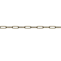 PaperclipEuroChainAntiqueBrass-Example - The Argus Collection