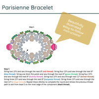 Parisienne Bracelet Pattern - The Argus Collection