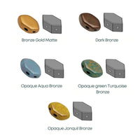 Paros Beads par Puca, Bronze, 5g - The Argus Collection