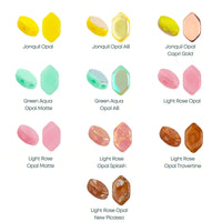 Paros Beads par Puca, Opal, 5g & 20g - The Argus Collection