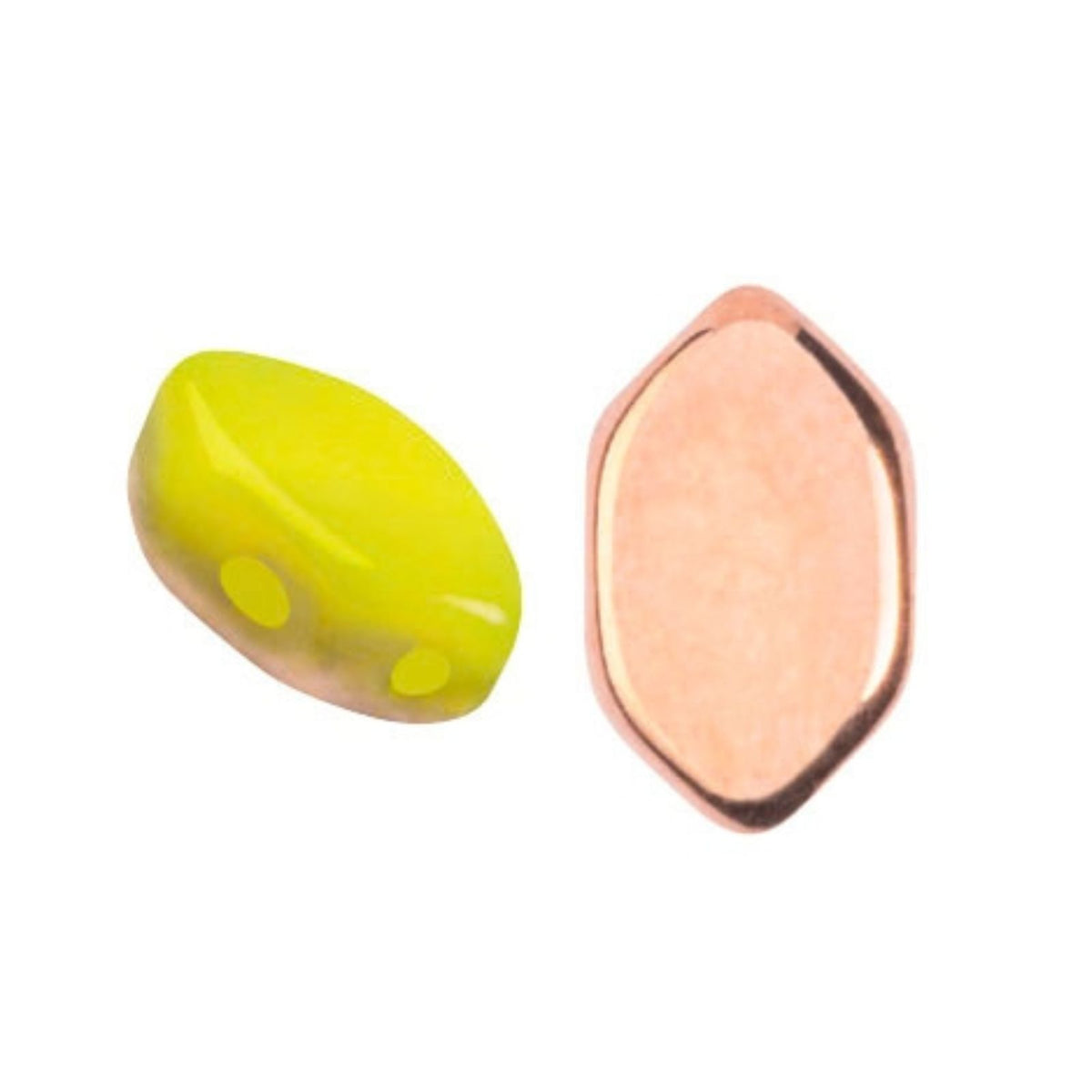 Paros Beads Opal Jonquil Capri Gold