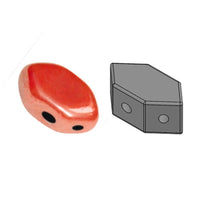 Paros Beads Opaque Light Coral Luster