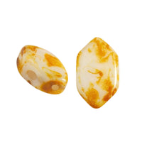 Paros Beads Opaque White Travertin