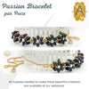 Passion Bracelet Pattern par Puca - The Argus Collection