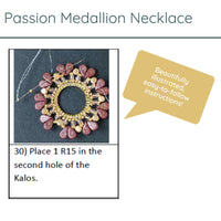 Passion Medallion Necklace Pattern