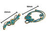 Fancy Patina Flower Toggle Clasp - The Argus Collection